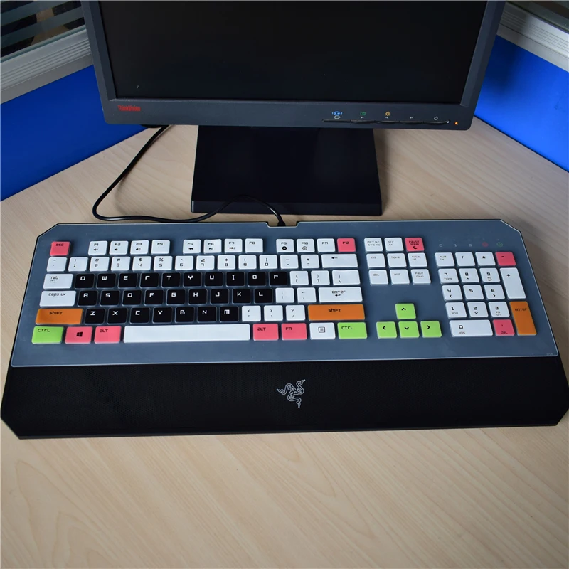 Силиконовый пылезащитный механический чехол для клавиатуры Razer Deathstalker Essential Chroma
