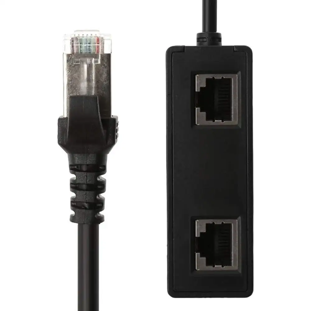 LBSC RJ45 сетевой 1 2 порта Ethernet адаптер сплиттер Jackiey папа x женский LAN