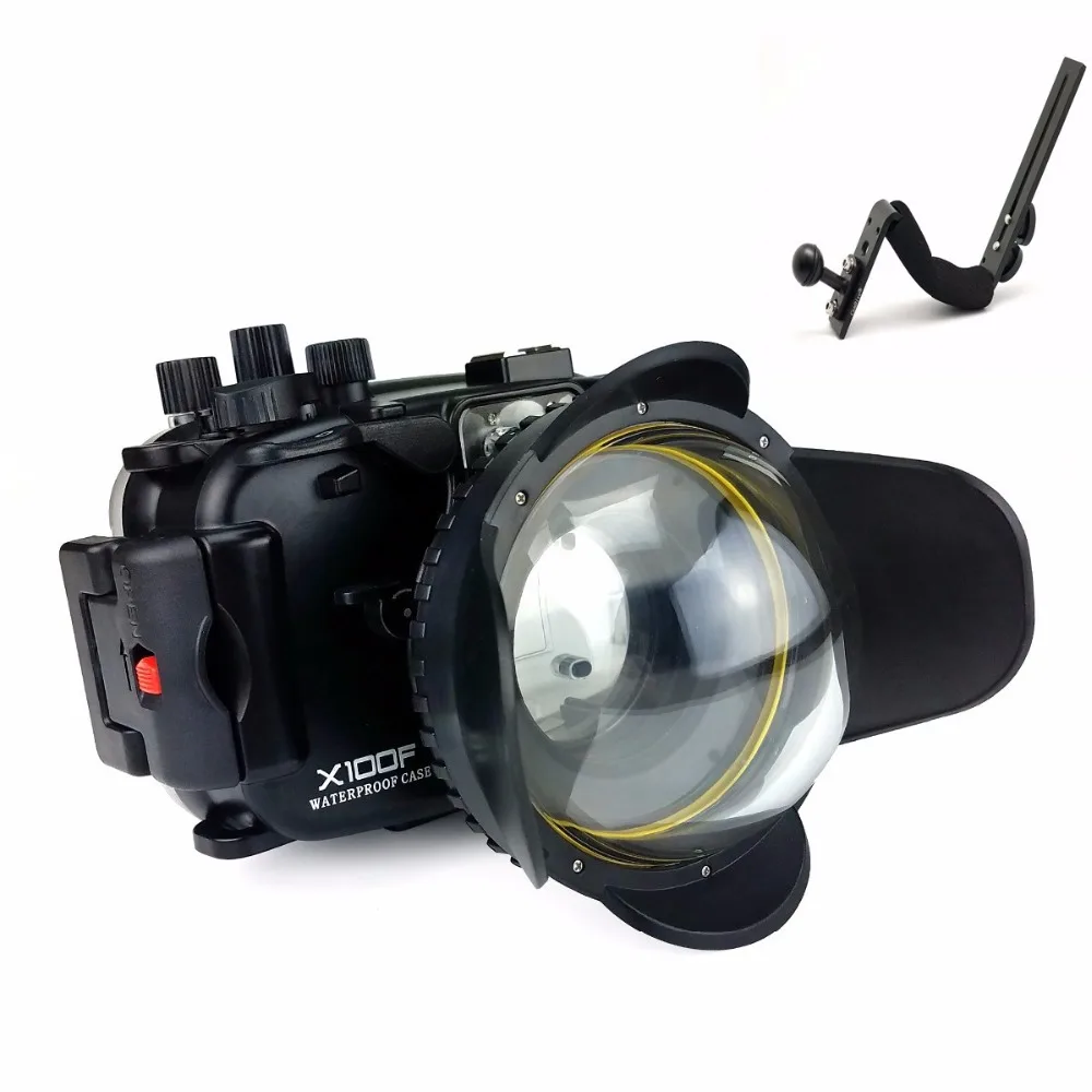 Корпус Подводной Камеры Seafrogs 40 м/130 футов для камеры Fujifilm X100F + MEIKON 67 мм объектив