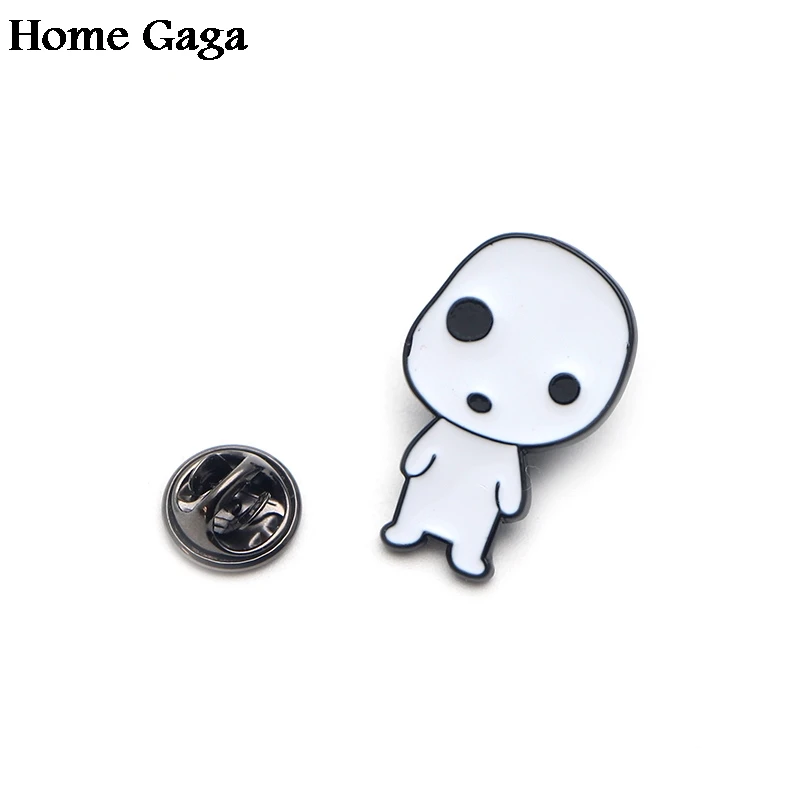 Homegaga Princess Mononoke diy Zinc tie cartoon Pins backpack clothes brooches for men women hat decoration badges medals D1451
