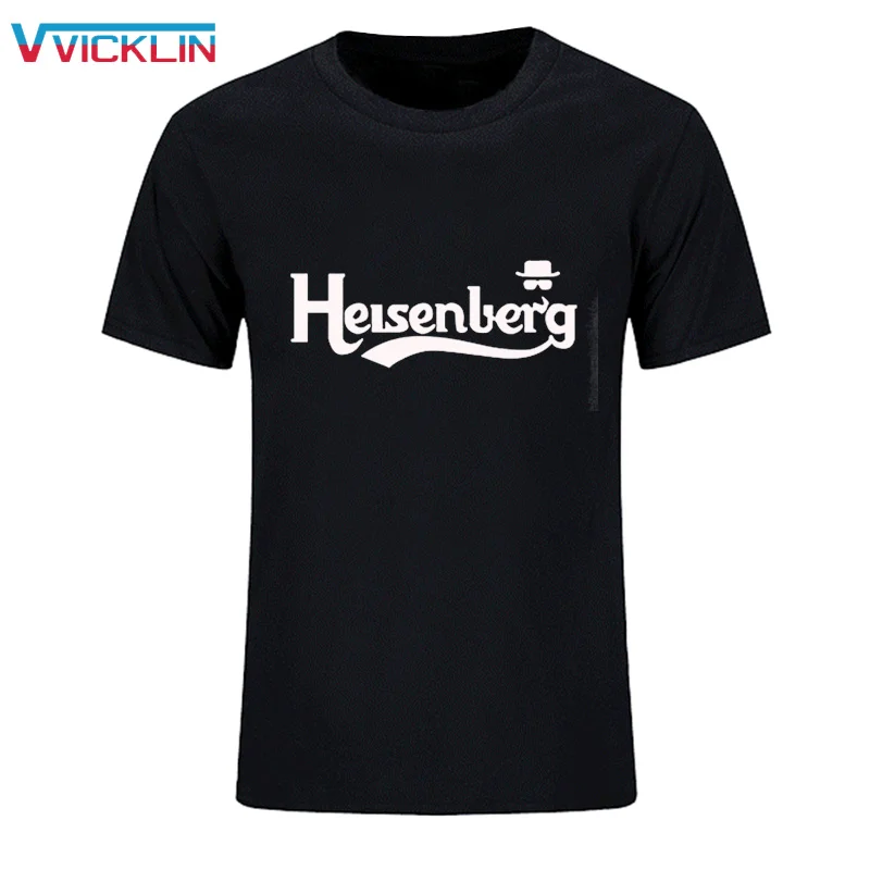 New Fashion Men leisure T Shirts Breaking Bad Heisenberg Top Graphic Tees Summer Cotton O Neck large code Short Sleeve | Мужская одежда