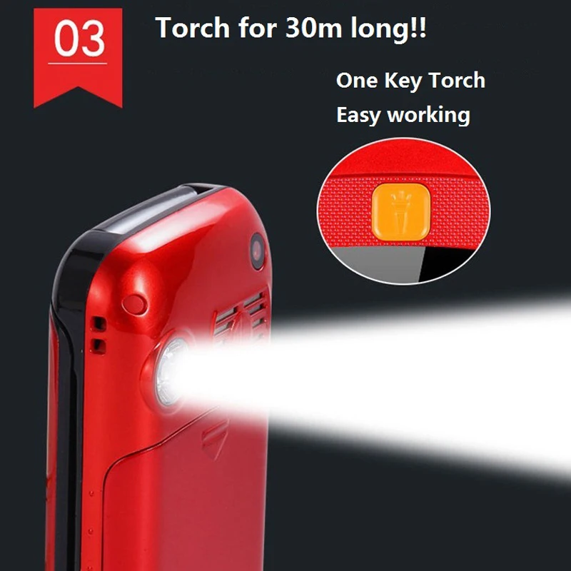 Mafam Flip Mobile Phone Easy Use Senior Dual Touch Handwriting SOS Push Button Speed Dial Folded Elderly Flashlight Two Sim F899