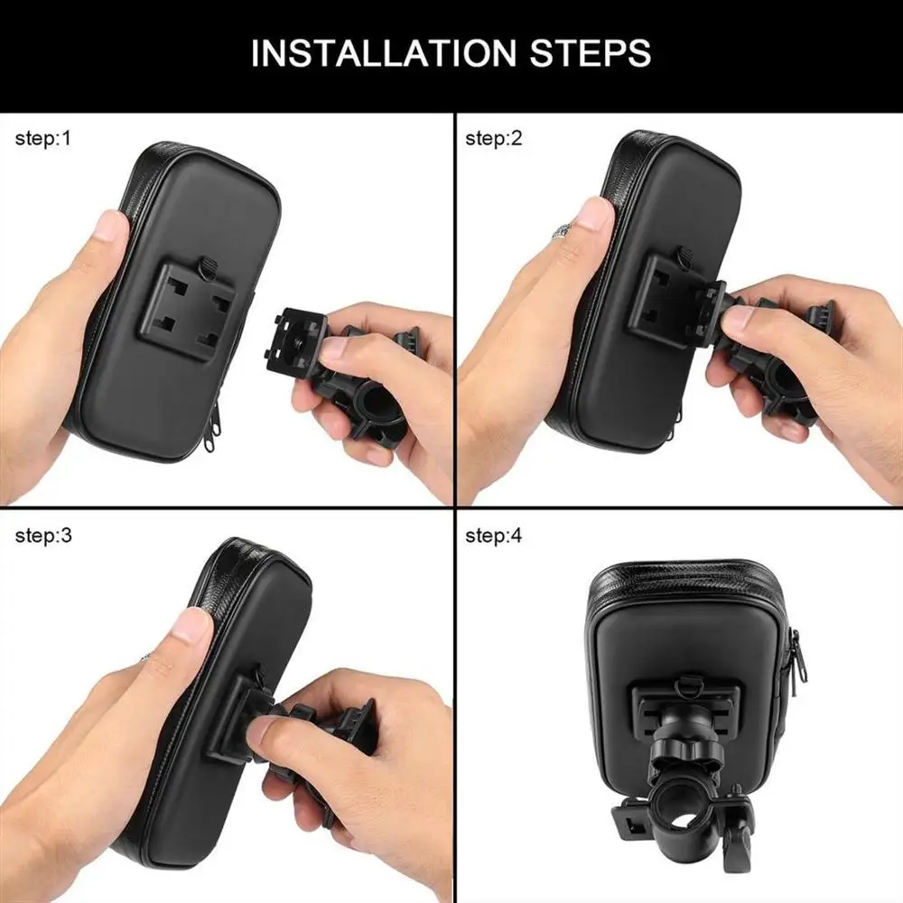 Bicycle Motorcycle Phone Holder Waterproof Bike Case Bag for iPhone Xs Xr X 8 7 Samsung S9 S8 S7 Scooter | Мобильные телефоны и