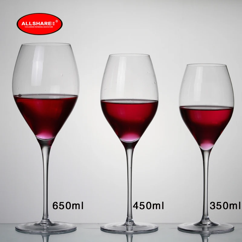 Набор из 2-х качественных винных рюмок из безсвинцового кристалла, ручной работы для свадьбы с бесплатной доставкой, артикул 900003.