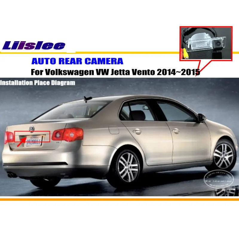 Автомобильная камера заднего вида для Volkswagen VW Jetta Vento 2014 2015 резервная парковочная
