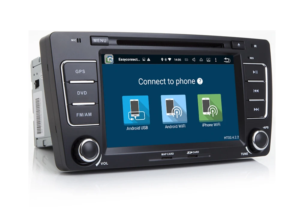 7 &quotавтомобильный dvd-плеер на основе Android с ТВ/BT GPS 3G WI-FI DVR CAN-BUS аудио Радио стерео