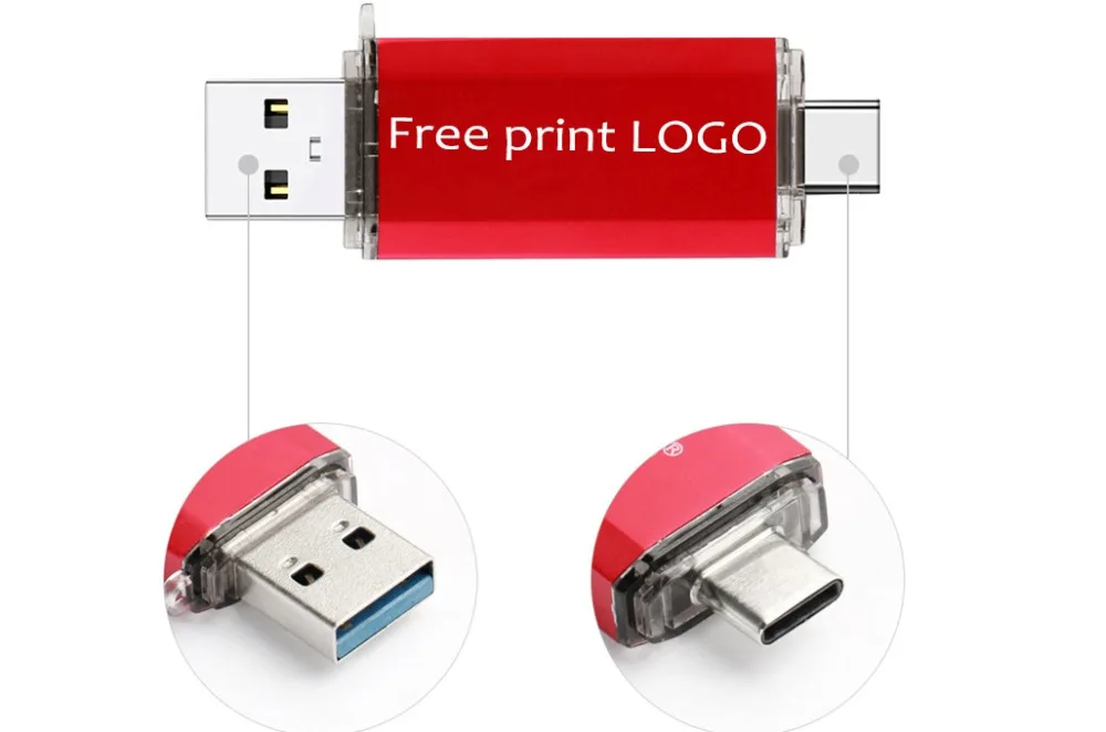JASTER Type-C 3.0 Hot sale USB Stick Type Pen Drive 128GB 64GB 32GB 16GB USB Flash Drive High Speed Pen drive for Type-C Device
