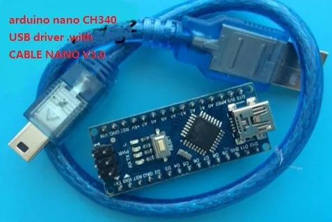 DHL бесплатно. 100 шт./лот. Спаянный контроллер Nano 3 0 совместимый с USB-драйвером arduin-o