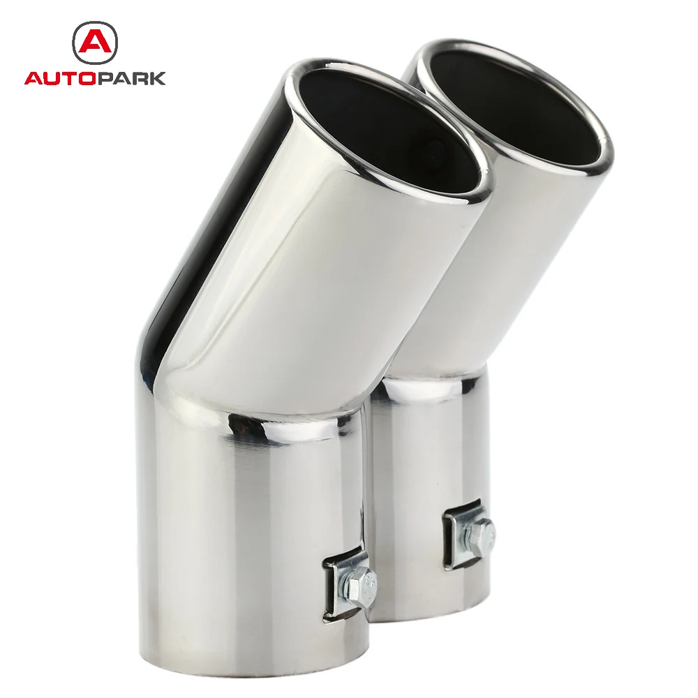 Сменные выхлопные трубы для автомобиля двойная труба из нержавеющей стали