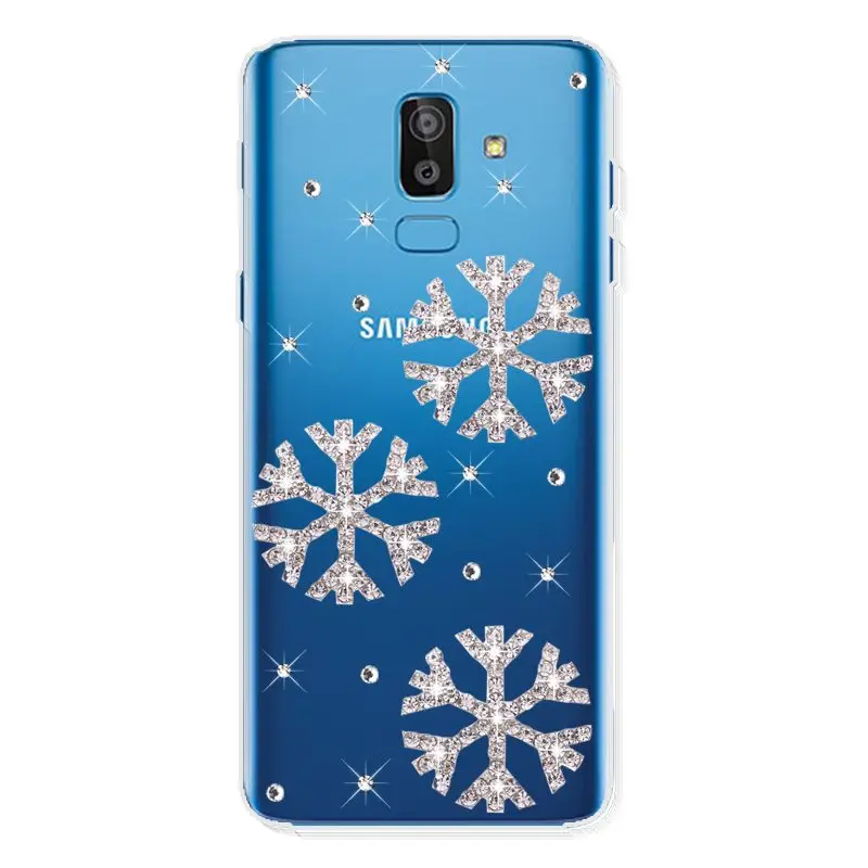 J8 2018 блестящий чехол со стразами для Samsung Galaxy J4 J6 Plus J2 Core J7 Neo DUO Pro J3 J5 2016 2017 телефона