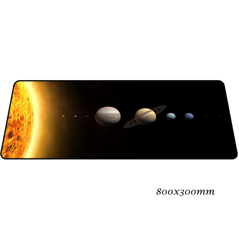 design 2 Коврик для мыши с солнечной системой 80x30 см, игровой коврик для мыши locrkand, большой геймерский коврик, домашний компьютерный стол, клавиатура, большие игровые коврики - Цвет: design 2