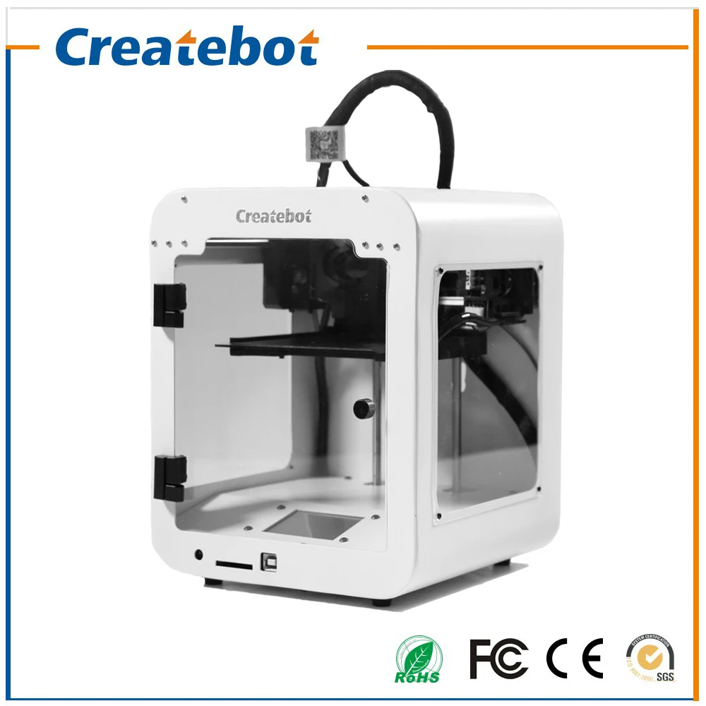 2016 Последние 3D принтеры createbot один экструдера машина Размеры только 188*188*230 мм Best