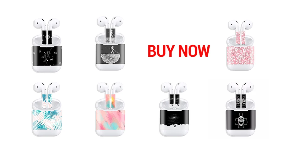 Выпуск защитный виниловый EKIND стикер наушники для Apple AirPods шкуры съемный клей декоративная пленка на голову