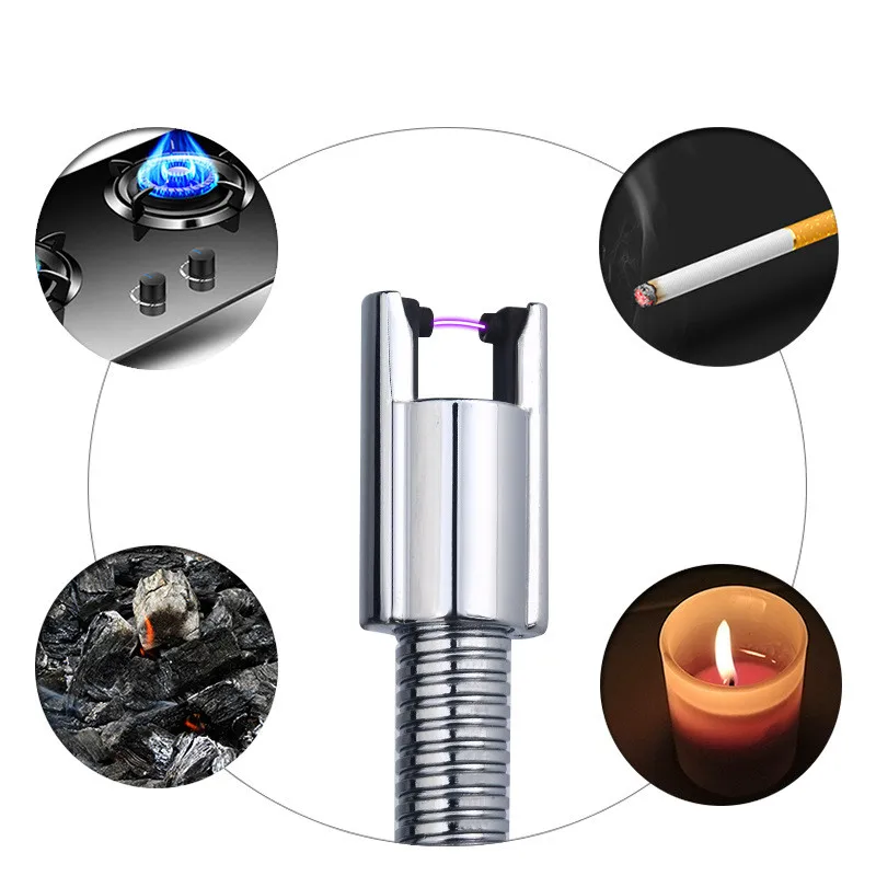 Кухонная зажигалка электронная зарядка через Usb ветрозащитная Зажигалка для