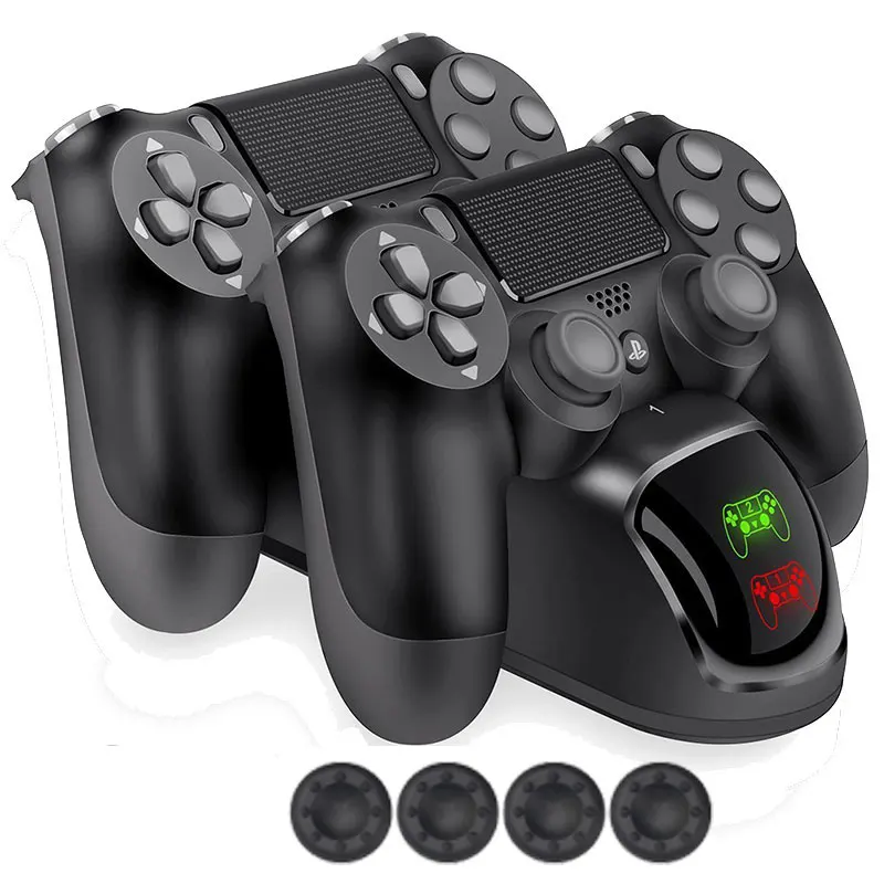 ДОБЕ PS4 Slim/PS4 Pro светодио дный контроллер Зарядное устройство двойной зарядка