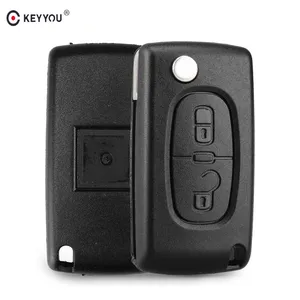 Ключ-раскладушка KEYYOU для Peugeot 307 207 107 308 3008 407 407 607 Citroen C2 C3 C4 C5 C6 C8 433 МГц чип ID46