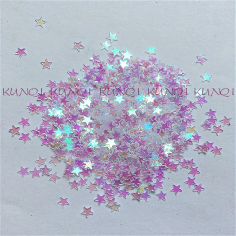100 г/1 кг 3 мм звездообразные ПВХ блестки ленточки для маникюра/шитья/свадебного декора конфетти.