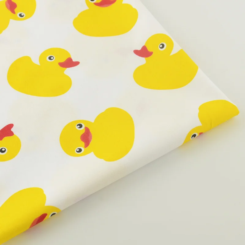 100% хлопок Ткань твил Прекрасный маленький желтый dulk конструкции Tecido S Постельные