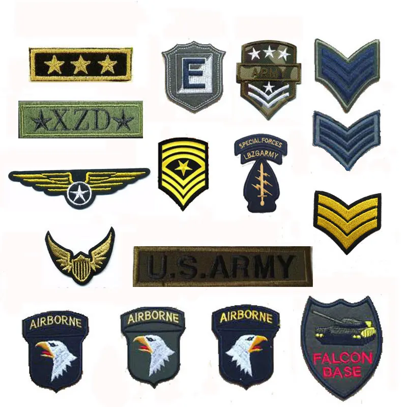 Военный рейтинг железные на одежде вышитые крылья спецназа армии США