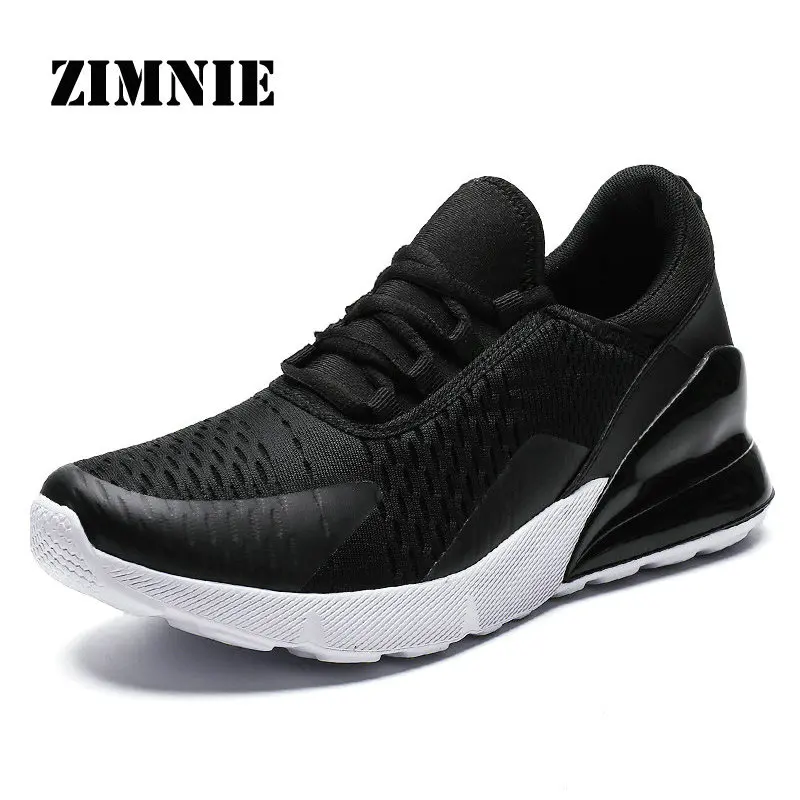 Мужская Спортивная обувь, брендовые кроссовки для бега, дышащие, zapatillas hombre Deportiva 270, Высококачественная Мужская обувь, кроссовки для тренировок - Цвет: 02 Black White