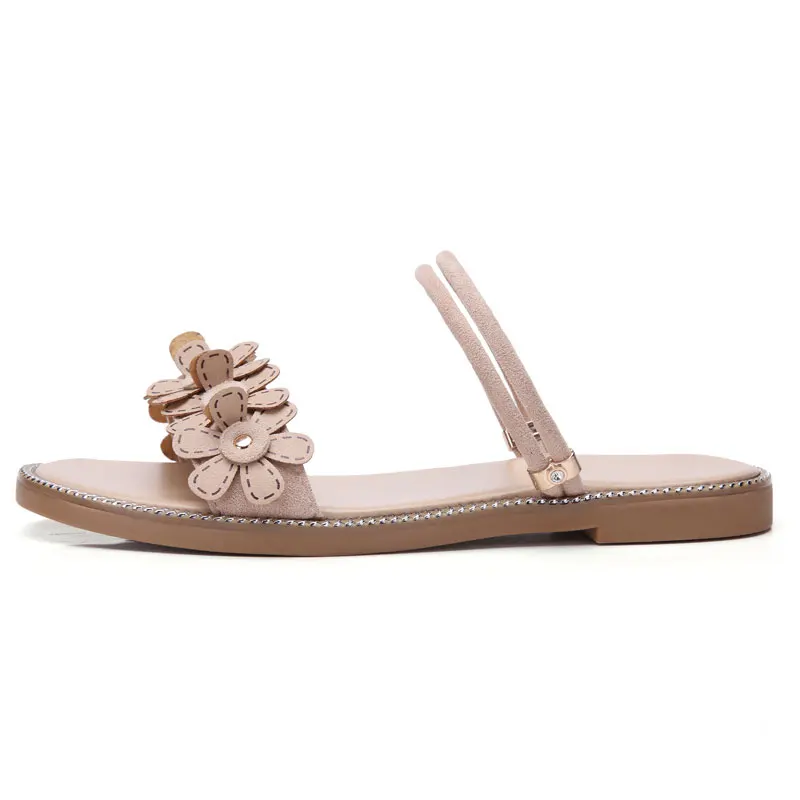 Women Sandals Flip Flops Woman Slides Solid Casual Shoes Female 2019 New Summer Fashion Rome Slip-On Breathable Non-slip | Обувь