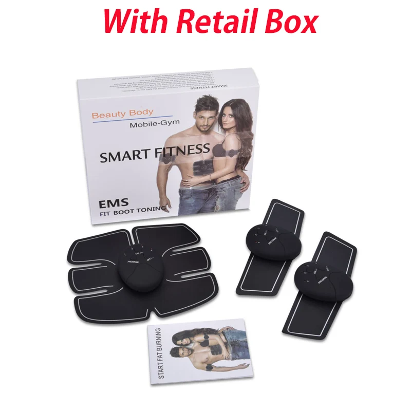 hot sale -1 EMS Abdominal Hips Muscle Training Wireless Buttocks ABS Stimulator Fitness Professional Body Slimming Massager USA Stock - Цвет: hot sale -1