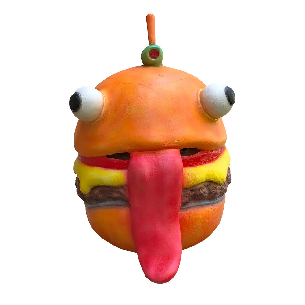 Маскарадная маска на Хэллоуин Дурр бургер плавления лица латексный костюм