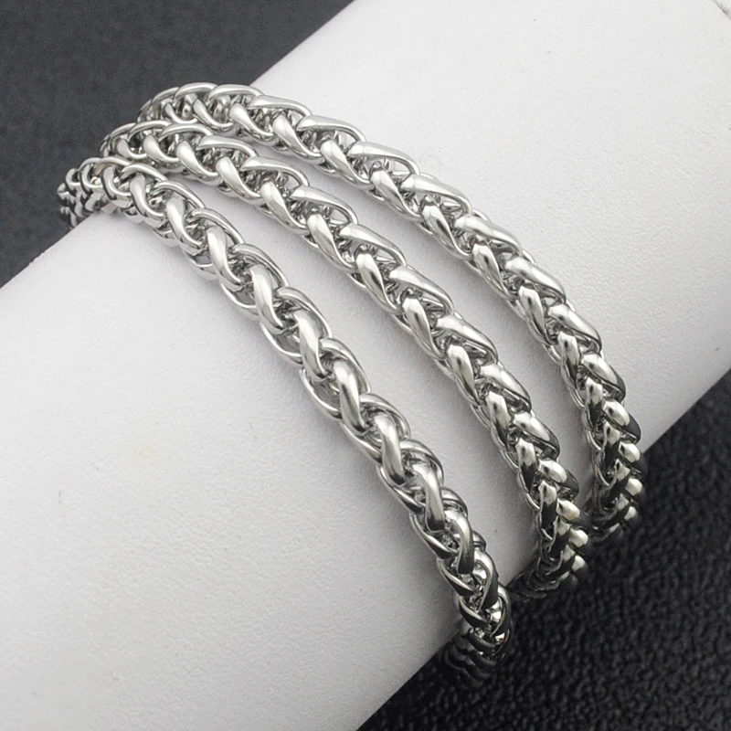 

ATGO For Men Women 5.5mm Width 316L Stainless Steel Link Chain Necklace fashion jewelry High Quality Party Gifts BN037