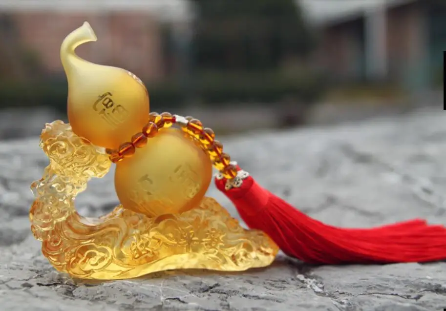 Car perfume car Decoration seat ornaments creative glass gourd | Figurines &amp Miniatures