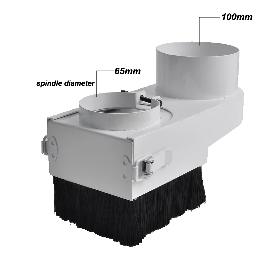 65mm diameter 80 мм/85 мм/65 мм диаметр пылесборник пылезащитный чехол щетка для ЧПУ шпиндель мотор фрезерный станок маршрутизатор Деревообрабатывающие инструменты - Цвет: 65mm diameter