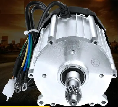 DC48V60V72V1000W постоянный магнит бесщеточный дифференциальный двигатель подходит для