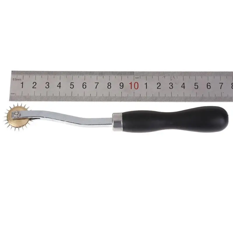 1 шт. инструменты для работы с кожей колесо из нержавеющей стали прокладка