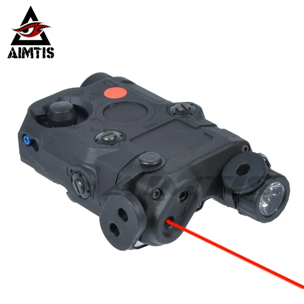 AIMTIS страйкбол LA PEQ 15 красный точечный лазерный тактический светодиодный