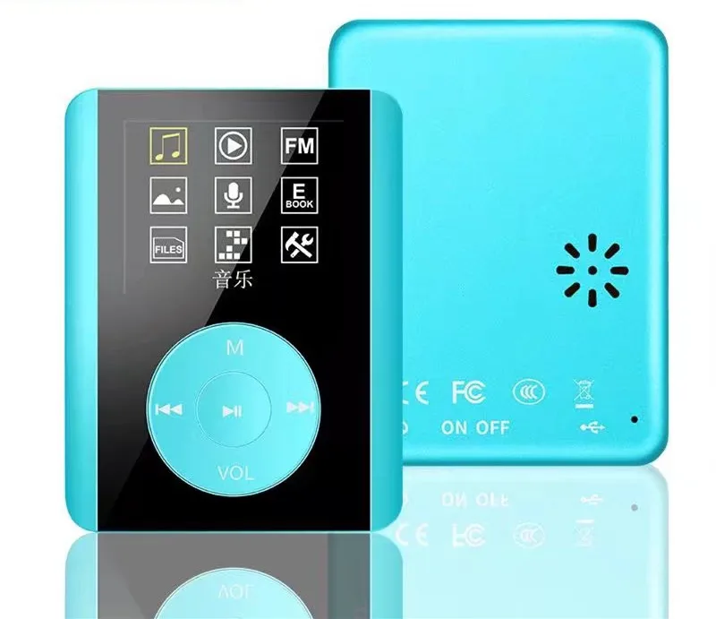 Мини HIFI Спортивный MP3 музыкальный плеер скраб материал JS-12 MP3 Электронная книга FM радио Запись Поддержка TF карта Walkmalk MP3 плеер