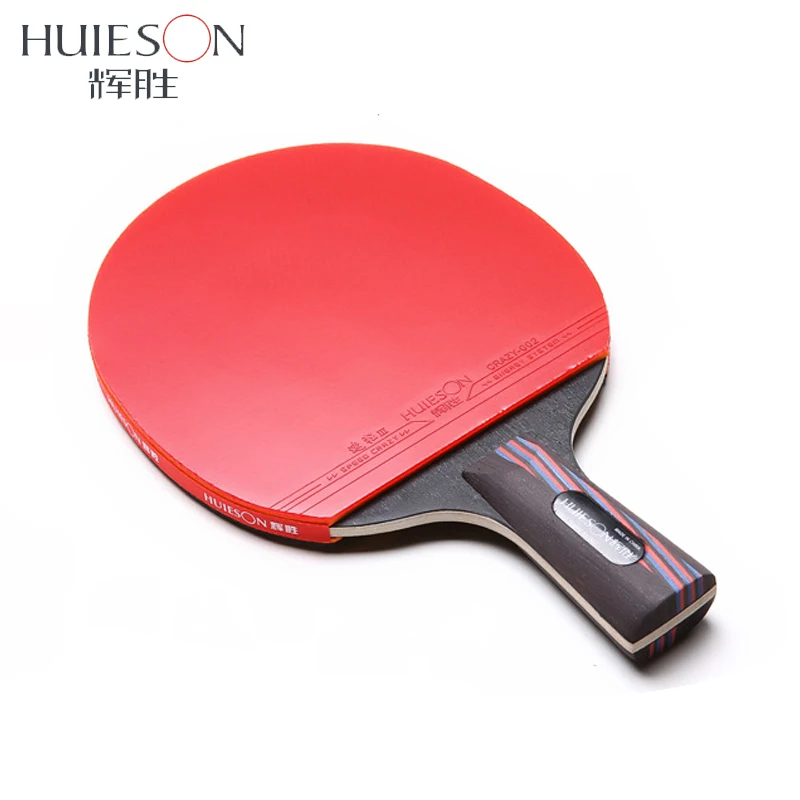 Huieson Carbon Fiber Table Tennis Racket Double Face Pimples-in Racket Rubber Table Tennis Bat with Bag Top Recommended