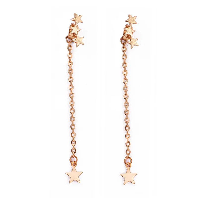 Новая мода tredny звезда шпильки для женщин и девочек Jewelry E0084|Серьги-гвоздики| |