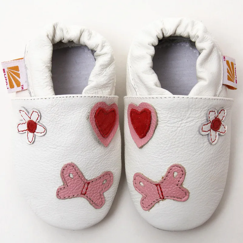 Кожаные детские ботинки мягкие мокасины из воловьей кожи тапочки для маленьких