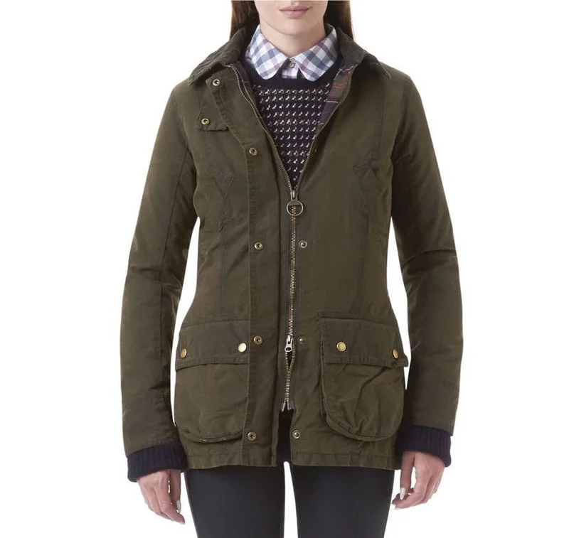 hot 2015 Brand Women winter jackets outerwear jacket Women's Vintage Beadnell Waxed Jacket | Женская одежда