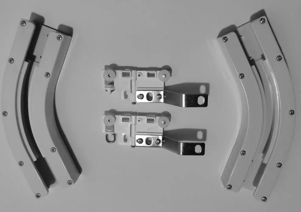 Изогнутый трек свинцовый перевозчик, 135 градусов - Цвет: jointer set