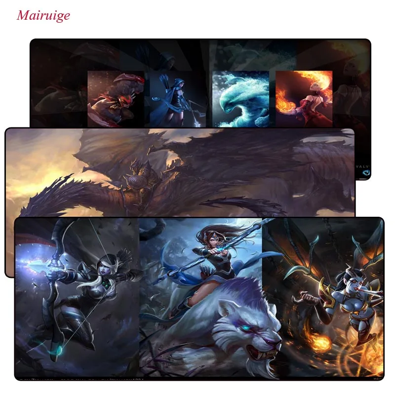 

Mairuige DOTA Gaming Mouse Pad Large 900*400*3 Gamer Mousepad Soft Rubber Mat Comfortable For Computer Mouse Pads With Lock Edge