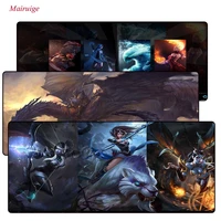 mairuige dota gaming mouse pad large 9004003 gamer mousepad soft rubber mat comfortable for computer mouse pads with lock edge
