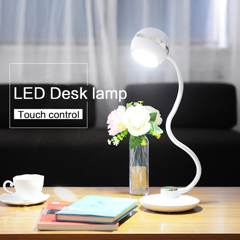 

2000mAh Rechargeing 5W 38pcs LED Desk Lamp Modern Touch Switch Stepless Dimming Eye Protection Reading Light Led Table Lamps