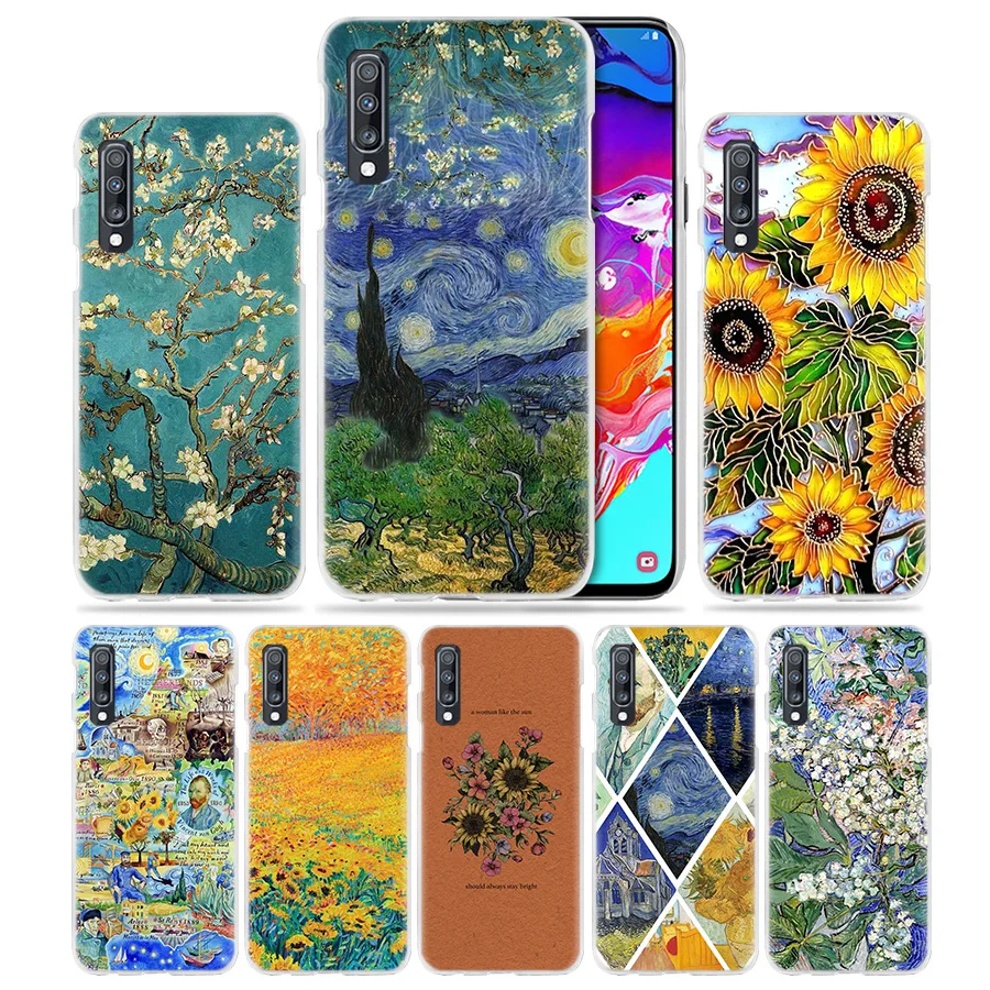 Чехол для Samsung Galaxy A50 A70 A20e A40 A30 A20 A10 A70s A71 A9 A7 2018 твердый ПК прозрачный чехол
