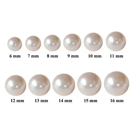

set of 200pcs (6mm-14mm)mixed size Vintage white or ivory Pearl Beads, Plastic Pearl Beads For Jewelry Making, Pearls, Destash