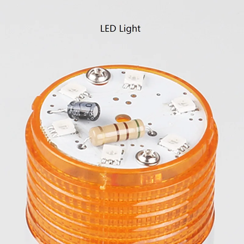 Фото Аварийная Предупреждение светильник Три цвета DC12V/24V стек лампа Светодиодная башня лампа промышленная безопасность Предупреждение светильник с зуммером №5