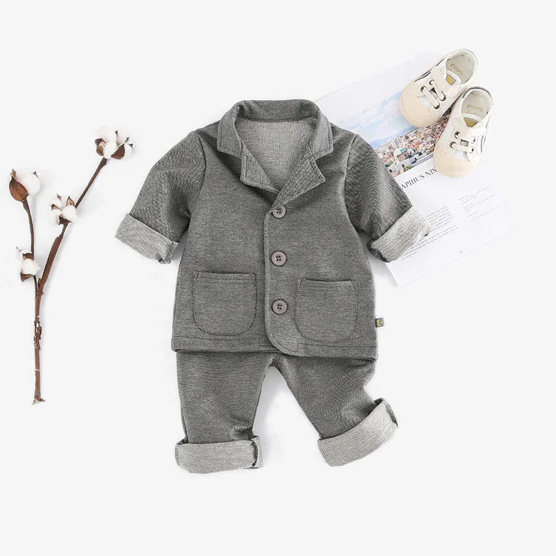 2019 Spring&ampAutumn New Ins In Vogueg Boys Suits Set Formal for Weddings Suit Kids Boy Birthday Blazer |