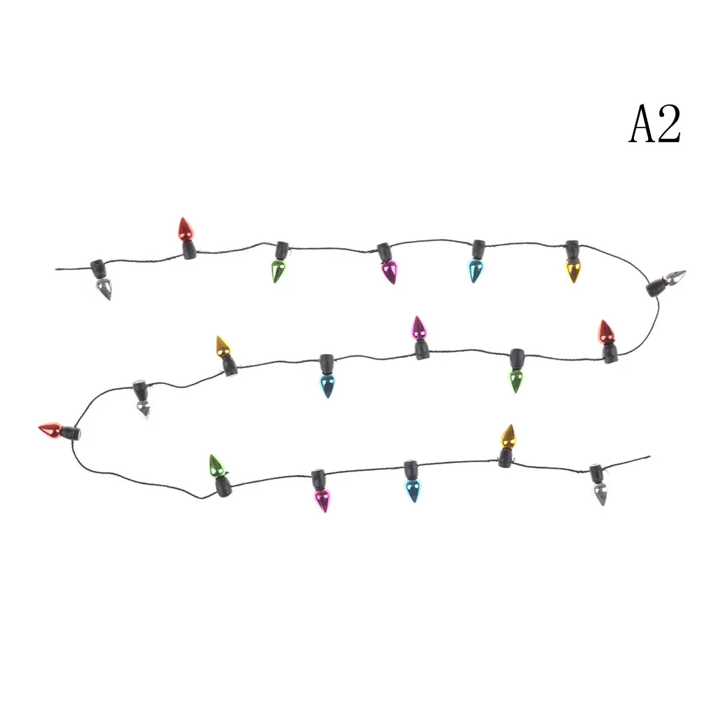 

Creative Props Waterproof Christmas Light Colorful Led String Light For Wedding Xmas Party 0.5m Doll House Decorating