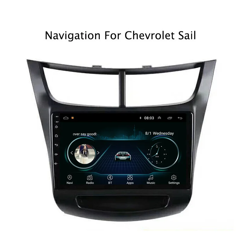 NaviTopia Android 8 1 автомобильный Радио стерео видео плеер для Chevrolet Sail 2013 2014 2015 с