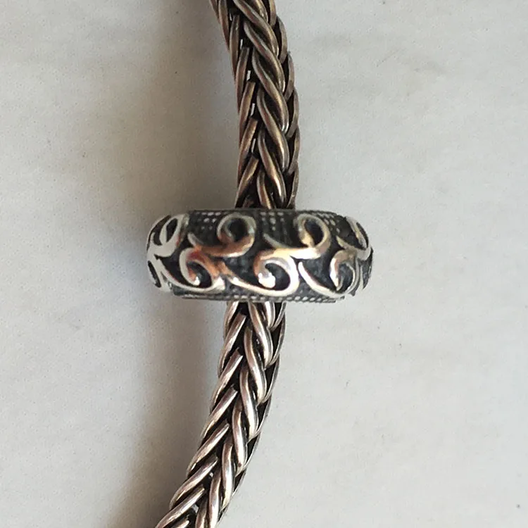 Подлинный 925 пробы серебряный европейский стиль пробки Сердце Звезда ромашки шарик шарм подходит бренд Тролль 3 мм браслет ювелирные изделия