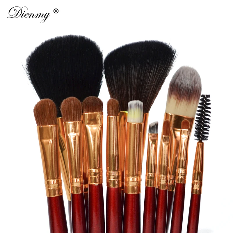 12 шт. Профессиональный Макияж Расчёски для волос комплект Основа макияжа лица